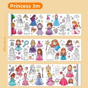 Kids Drawing Scroll Large Princess Coloring Roll