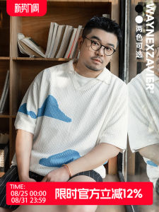 เสื้อโปโลผู้ชาย Waynexzavier เส้นใยอะซิเตท กางเกงขายาว ทรงหลวม คอกลม แขนสั้น ทรงหลวม ลายดอกไม้ แฟชั่นฤดูร้อน