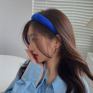 คลิปผมสีน้ำเงินคลีน ทรงปากเป็ด ทรงเก๋ไก๋ ใหม่ล่าสุด 2025 คลิปผมสไตล์เกาหลี ประดับผมแบบเรียบง่าย สไตล์หวานๆ