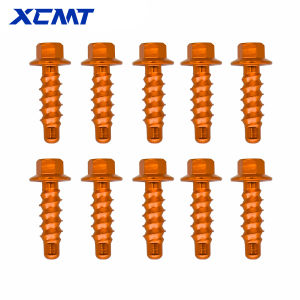10Pcs CNC Aluminum Self Tapping Screw Bolts Kit For Husqvarna FE TE FC TC FX TX For KTM EXC EXC-F XC XC-F XC-W SX SX-F 2004-2024