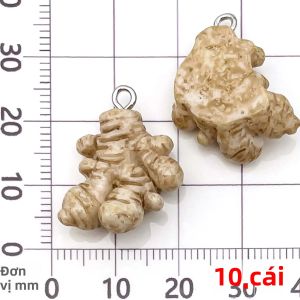 10/20 Chiếc Nhựa Rau Quả Quyến Rũ Bộ - Bí Ngô Cà Chua Ớt Tỏi Gừng Cà Tím Mặt Dây Chuyền Cho DIY Trang Sức Làm Phụ Kiện