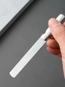 Stainless Steel Double-Sided Nail File - Mini Nail Buffer for Manicure Simplistic & Practical Nail Care Tool Polishing Stick