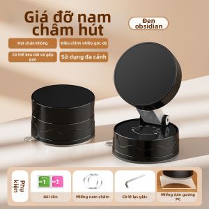 HELLOLEIBOO | Giá Đỡ Điện Thoại Ô Tô Nam Châm Hút Chân Không – Gắn Taplo Chống Rung Dùng Dẫn Đường