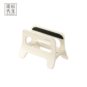 Mr. Grocerys Kitchen Storage Rack Non-Existent Drill Plastic Pot Lid Holder Sit down Chopping Board Stand Organizer