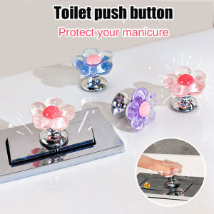 [Nóng] nút xả nước nhấn bồn cầu móng tay dài nút mở rộng Công tắc xả nước chuyên dụng hình trái tim tình yêu hình hoa hỗ trợ xả nước nhà vệ sinh