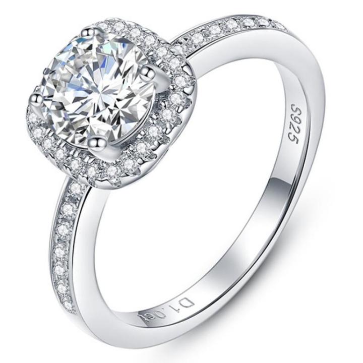 Camilla Jewelry Engagement Ring For Women Original/White Gold Ring Pawnable 18k/Luxury Square Diamond Real Moissanite Ring With Gra Certificate/925 Silver Original Italy Legit/Jewelry Gold Pawnable Sale/ Promise Ring With Box/Saudi Gold 18k Pawnable Legit