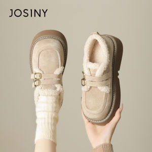Josiny | Warm Fluffy Felt Loafers