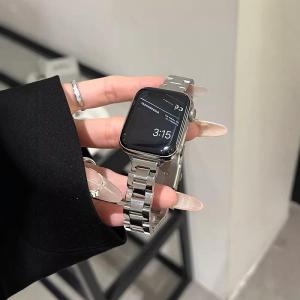 IWatch Apple Watch Watchband Womens S9 Stainless Steel Chain Thin Applicable Applewatch87se Wrist Strap