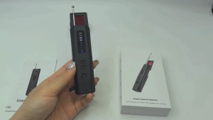 Brifit Hidden camera detector wireless signal detector camera scanning anti-theft vibration alarm function infrared night vision sensor detector eavesdropping device finder rechargeable suitable for cars hotels conference rooms toilets rooms