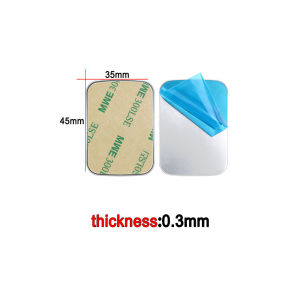 10PCS Universal Silver Magnetic Metal Plate Iron Sheet for Magnetic Car Phone Holder Replacement Adhesive Sticker