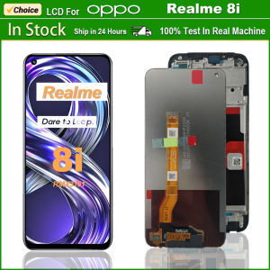 6.6" Inch For OPPO Realme 8i LCD RMX3151 LCD Display Touch Screen Digitizer Assembly For Realme 8I LCD Display Replaceable Parts