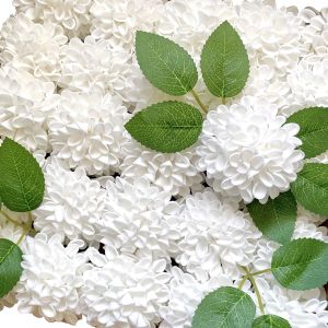 10/25pcs Artificial Foam Hydrangeas with Stems for DIY Wedding Bouquets Bridal Shower Centerpieces Floral Decor Party Home Decor