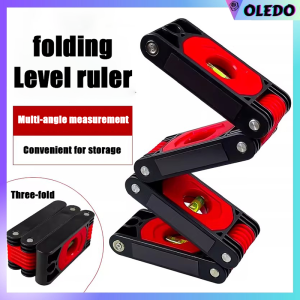 3/5 Folds Multi-function Foldable Level Meter Magnetic Multi-Angle Measure Tools