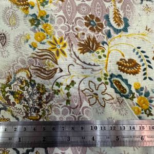 Fabrica ผ้า Cotton  อินเดีย สำหรับตัดชุด ใส่สบาย หน้ากว้าง 44 นิ้ว (1.10ม.)