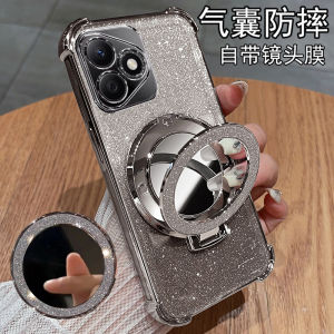 Transparent Silicone Phone Case for Huawei Honor X60i Protective Soft Shell with Lens Coverage Anti-Fall Luxury Feel Female Style