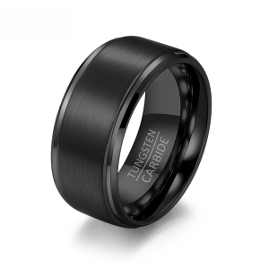 Matte Frosted Tungsten Steel Ring Stylish Cool Mens Fashion Ring Business OL Style Fresh out Fashion Jewelry Accessories