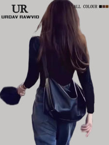 URDAV Womens Large Capacity Tote Bag Casual Style Shoulder Crossbody Bag Commuter Fashion PU Leather Soft Surface