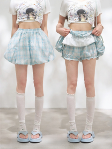 KEIKO | Sweet High-waisted College-style Skirt