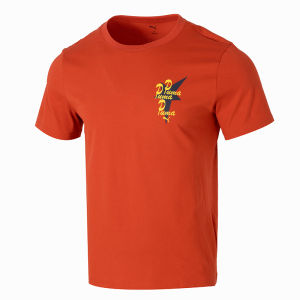 Áo Thun Nam Thông Thường Của Puma Áo Thun Cotton Ngắn Tay Ngoài Trời Dáng Rộng Thể Thao 634201-15