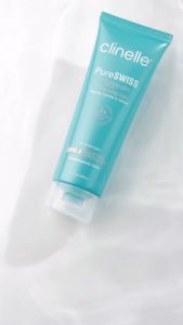 Clinelle PureSWISS Hydracalm Cleansing Gel 50ml - Hydrate & Mild Exfoliation for Dry Skin