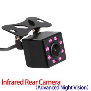Camera Quan Sát Phía Sau Ô Tô Hippcron Với 8 Đèn LED Tầm Nhìn Ban Đêm HD Chống Nước CCD Tự Động Giám Sát Đỗ Xe Cho Xe Lùi Xe