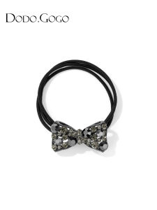 Elegant Crystal Butterfly Knot Hair Ties for Women Unique Design Hair Accessories Hair Bands for Ponytail Fresh out New Fashion