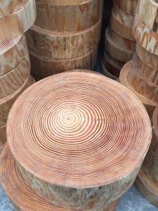 round Pine Chopping Board Solid Wood Home Chopping Board Antibacterial and Mildewproof Chopping Board Cutting Board Kitchen Pier Commercial Bone Cutting Cutting Board