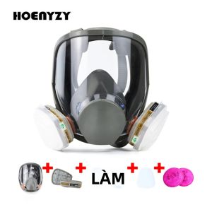 Mặt Nạ Phòng Độc Toàn Mặt Chống Sương Mù 6800 Dùng Trong Công Nghiệp Sơn Phun Bảo Hộ Lao Động Lọc Khí Bảo Vệ Khỏi Formaldehyde