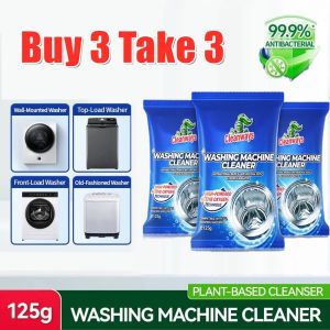 【Buy 3 Take 3】6pcs Washing Machine Cleaner Deep Clean Antibacteria Washing Machine Mold Remover Washing Machine Cleaner 99.9% Antibacterial & 100% Mite Removal & Odor Eliminator Cleaner(125g) Antibacteria Washing Machine Drum Cleaner Powder Descaler
