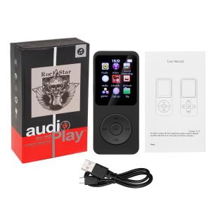 Mini Portable MP3 Player HiFi Music Walkman Bluetooth 5.4 Music Stereo Player 1.8 inch Screen Support FM Radio E-Book Recording