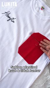 𝐇𝐎𝐎𝐅𝐋𝐀 𝐊𝐈𝐃𝐒 - Kaos Couple Family Lukita Sarimbit Series Putih