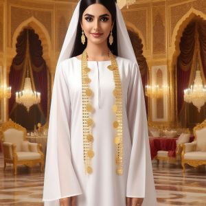 Turkish coin long chain gold plated arabic totem jewelry chain for women middle east wedding festival costume jewelry