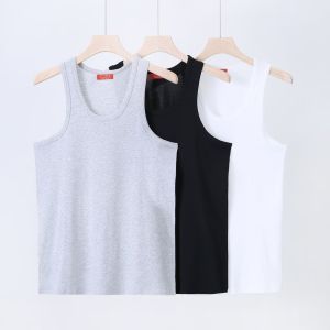 Áo Vest Thể Thao Mùa Hè Bằng Cotton Nguyên Chất Mỏng Cỡ Lớn Cho Nam Áo Vest Thể Thao Thường Ngày Ôm Vừa Vặn Mặc Trong Nhà