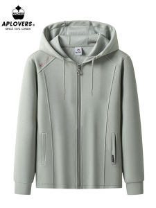 APLOVERS | Slim Fit Hooded Sport Jacket with Zipper