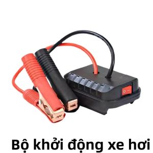 Xe Ô Tô Pin Lithium Chuyển Đổi Bộ Sạc Kẹp Tự Động Đánh Lửa Nhảy Khởi Động Makita Tăng Áp Cáp Khẩn Cấp Điện Tự Làm Dụng Cụ