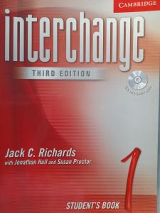 หนังสือมือสอง ภาษาอังกฤษ Interchange by CAMBRIDGE..with CD...book 1.... มีรอยเขียนปากกาบางหน้า