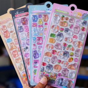 Shanle | 3D Transparent Animal Acrylic Crystal Decorative Stickers