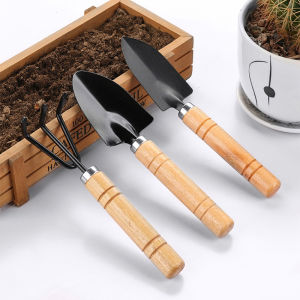 Planting Vegetables Small Shovel Potted Gardening Tools Mini Three-Piece Shovel Planting Succulent Suit Planting Flowers Loose Soil Digging