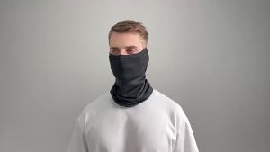Ice Silk Sun Protection Neck Gaiter Breathable Face Cover for Cycling Outdoor Fishing and Other Sports