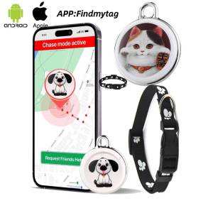 Smart Gps Tracker For Cats Dogs Long DistanceMini Waterproof Gps Tracker Collar For Pets Android Ios