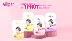 Kem Ủ Tóc Ellips Phục Hồi Hư Tổn Giúp Tóc Chắc Khỏe Giữ Màu Tóc Nhuộm Óng Ả Mềm Mượt (18g20g)