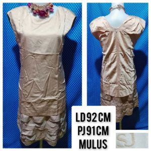 DRESS KUTUNG/SLEEVELESS GOLD(SJ) 19