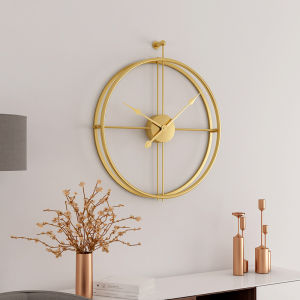 Nordic Style Creative Fashion Iron Wall Clock Modern Design Mute Clocks for Home Decor Office Hanging Wall Watch Clocks