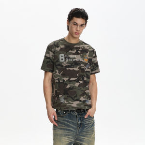 A PUEE | Retro Washed Printed Boxy T-Shirt
