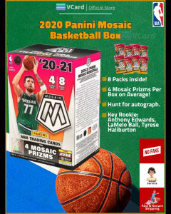 2020/21 Panini Mosaic Basketball Card Box. -100% Original. Trading Card Hobby Collectibles- 篮球卡盒 帕尼尼