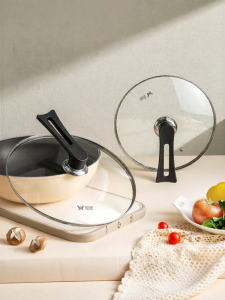 Suncha | Standable Shatterproof Stainless Steel Glass Lid