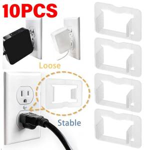 YESPERY 10Pcs American Standard Plug Fastener Socket Conversion Fixed Prevent Loosening Accessories American 2-pin Socket Fastener