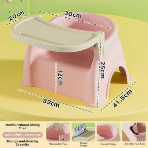 MRUN | Cream Color Anti-slip Baby High Chair
