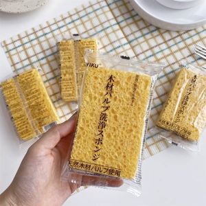 Magic Water Absorbent Wood Pulp Cotton Dishwashing Sponge Cloth Kitchen Cleaning Oil Stain Remover Dishwashing Pot Wunderkind