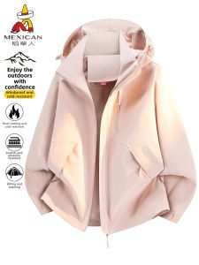 Mexican | New Spring Outdoor Waterproof Breathable 3-in-1 Removable Hood Jacket